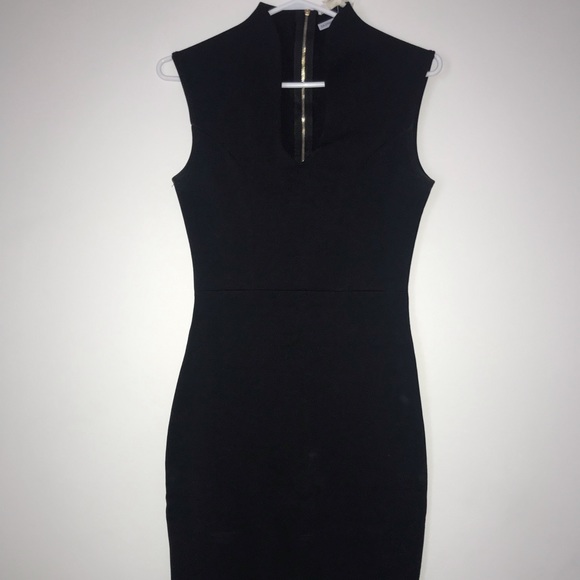 Black Midi Cocktail Rolla Coster Dress - Picture 5 of 5